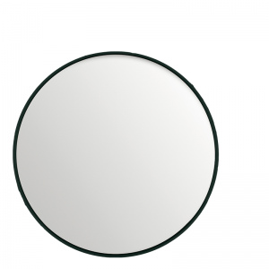 Spiegel Rond Zwart 100cm