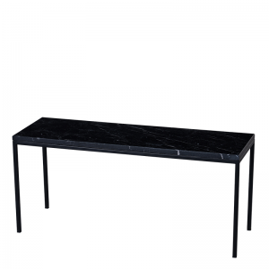 Marmer Bijzettafel Zwart L