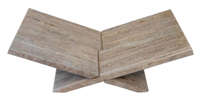 Boekenstandaard Travertine L