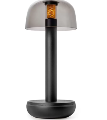 Table Light Black Smoked