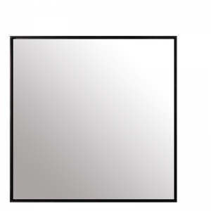 Spiegel Vierkant Zwart 100cm