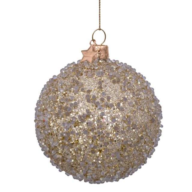 Vondels Hanger Bauble Glass Gold