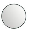 Spiegel Rond Zwart 120 cm