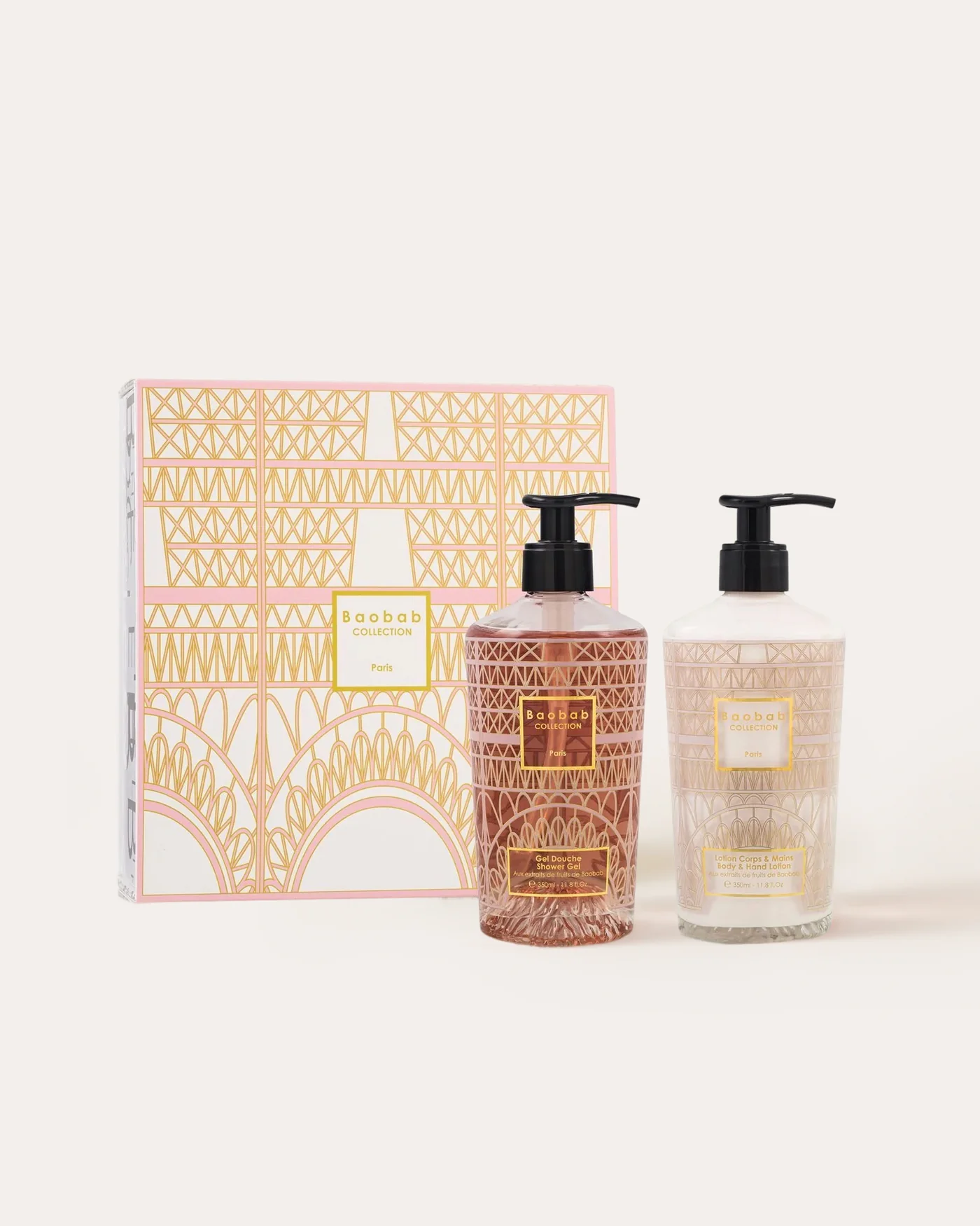 Baobab Geschenkset Handzeep + Hand & Bodylotion Paris