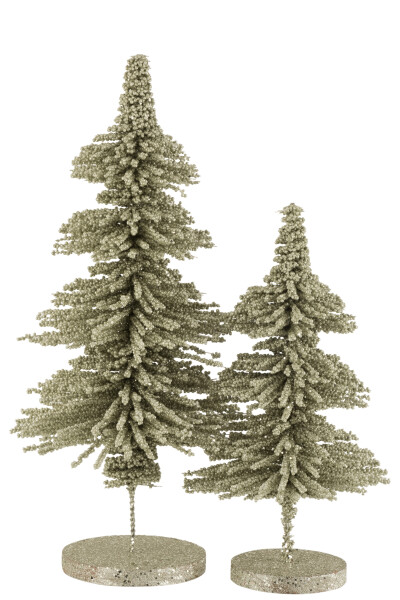 Kerstboom Glitter Groen S - Afbeelding 2