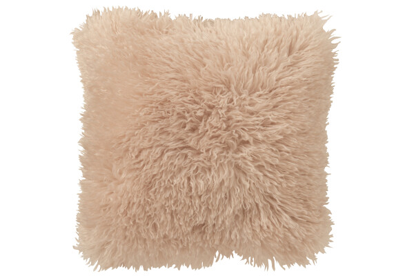 Kussen Faux Fur Beige