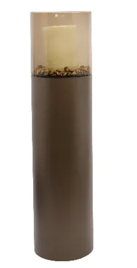 Windlicht Staanders Brown L