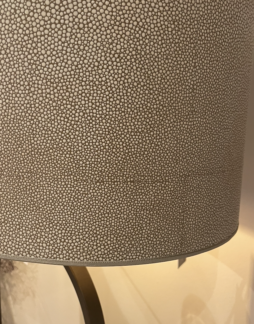 Vloerlamp Rond Voet Bronze Kap Taupe - Afbeelding 3