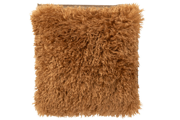 Kussen Faux Fur Bruin